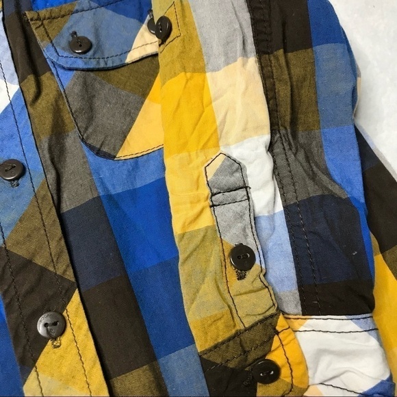 Rocawear Classic Long Sleeve Button Down Buffalo Plaid Dress Shirt Toddler 3T - Picture 7 of 12